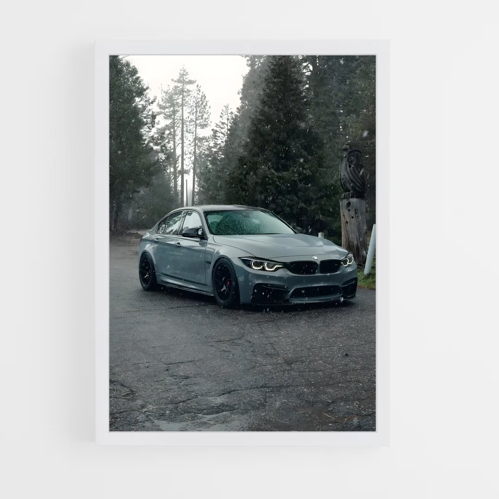 Poster motorisé cœur – affiche BMW (vue 3)